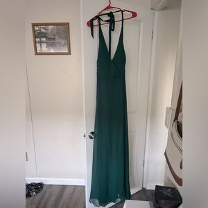 Moni convertible birdy grey bridesmaid dress in emerald